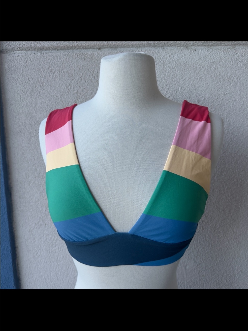 Billa Bong x Sincerely Jules Rainbow Bikini Top